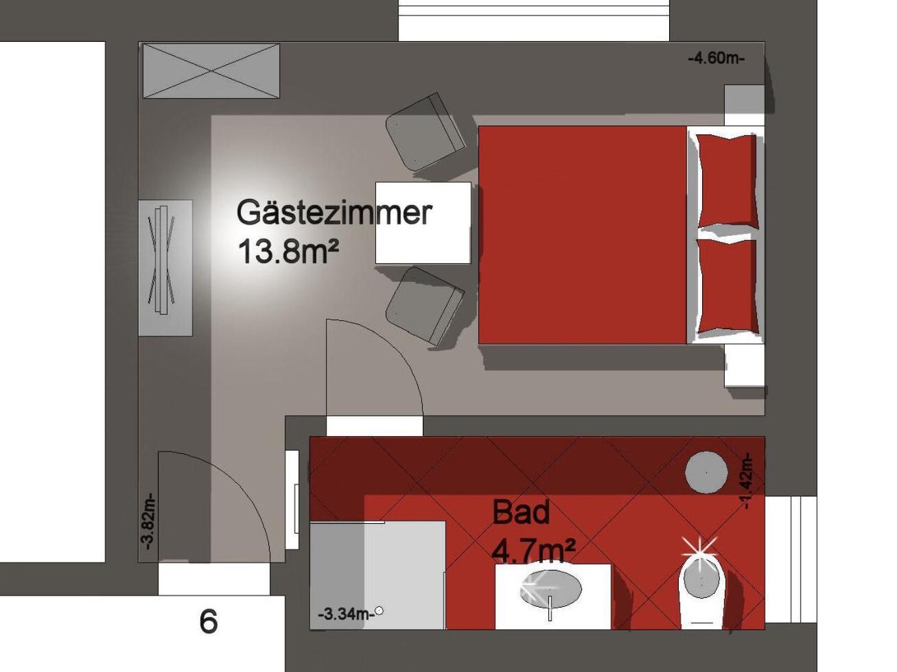 Pension Rüssel-Pub Sangerhausen Oda fotoğraf